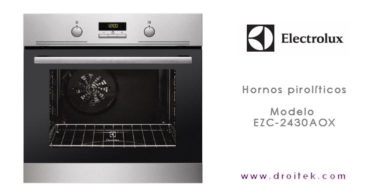 ELECTROLUX HORNO  EZC2430AOX INOX PIROLITICO INDEP
