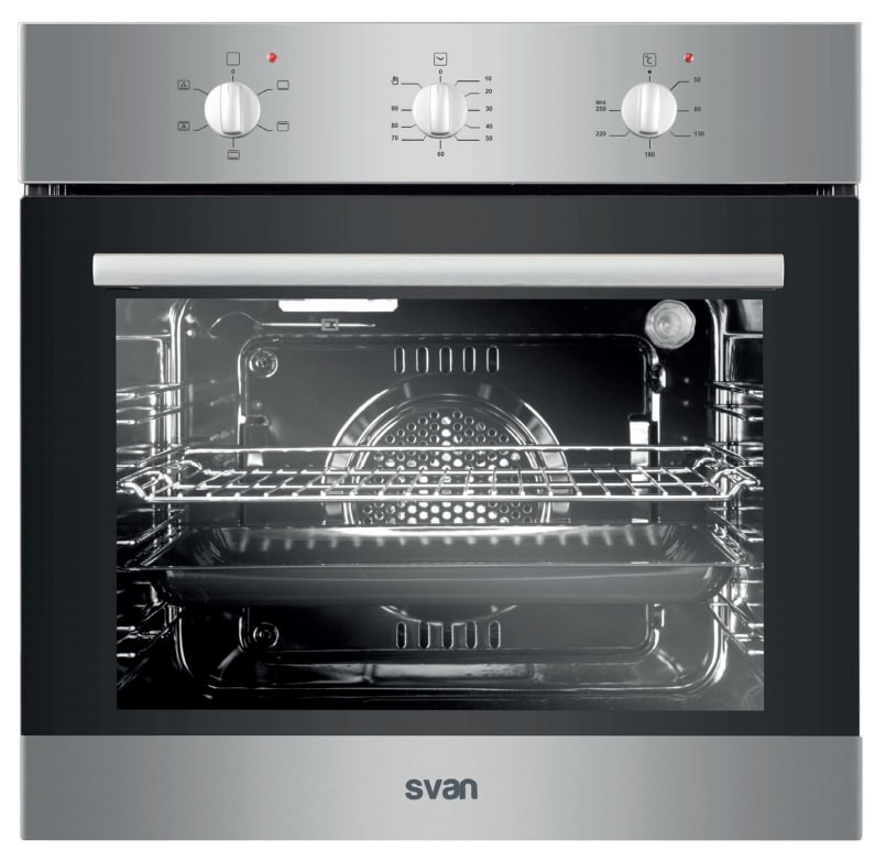 SVAN HORNO SVH124X/123X  MULTIFUNCION INOX 5 FUNCI