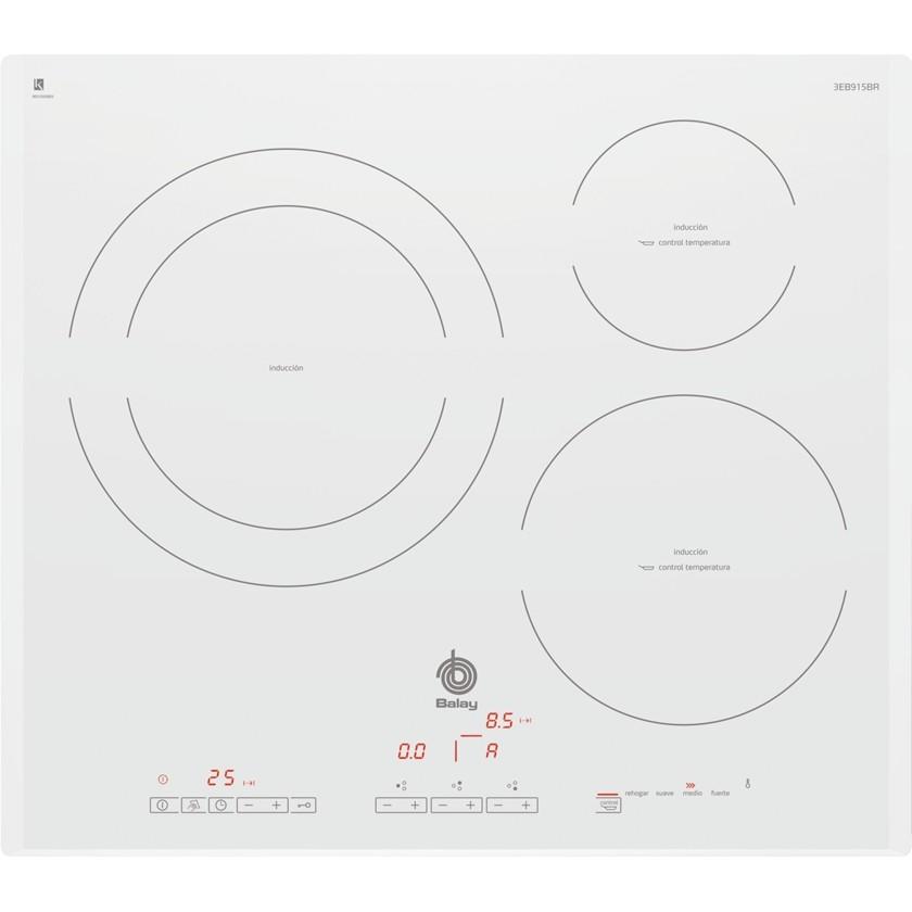 BALAY ENCIMERA 3EB915BR INDUCCION 3Focos Bca