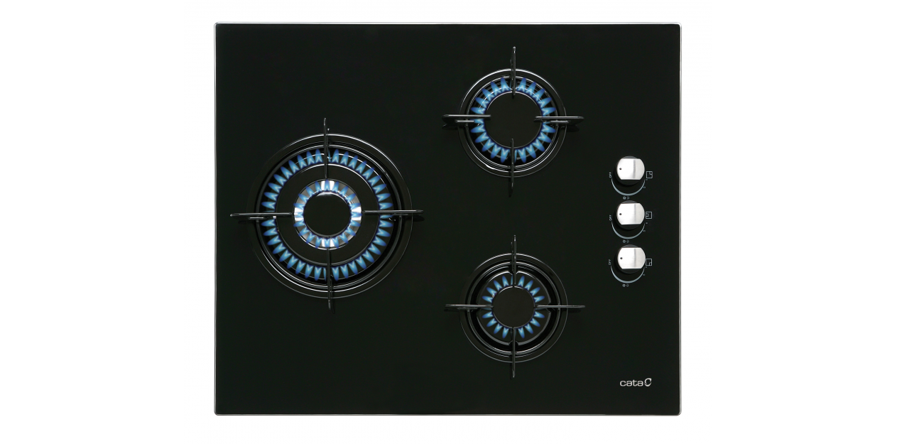 CATA ENCIMERA CRISTALGAS CI6021BK 3F gas natural