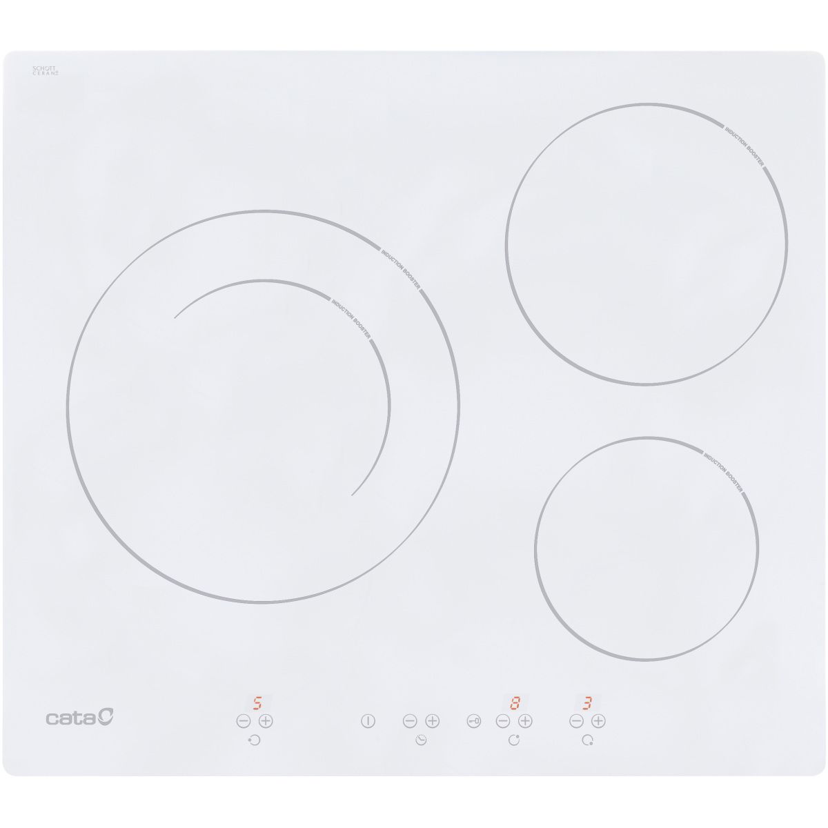 CATA ENCIMERA IB 6203WH 3F INDUCCION BLANCA