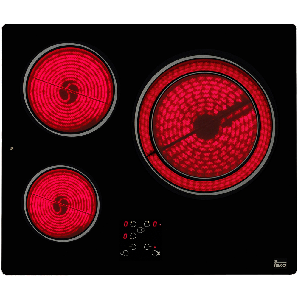 TEKA ENCIMERA TB630 60CM VITRO 3F Biselada