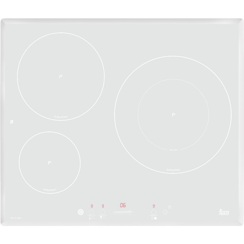 TEKA ENCIMERA IRS631WHITE 3F 28CM INDUCCION SLIDER
