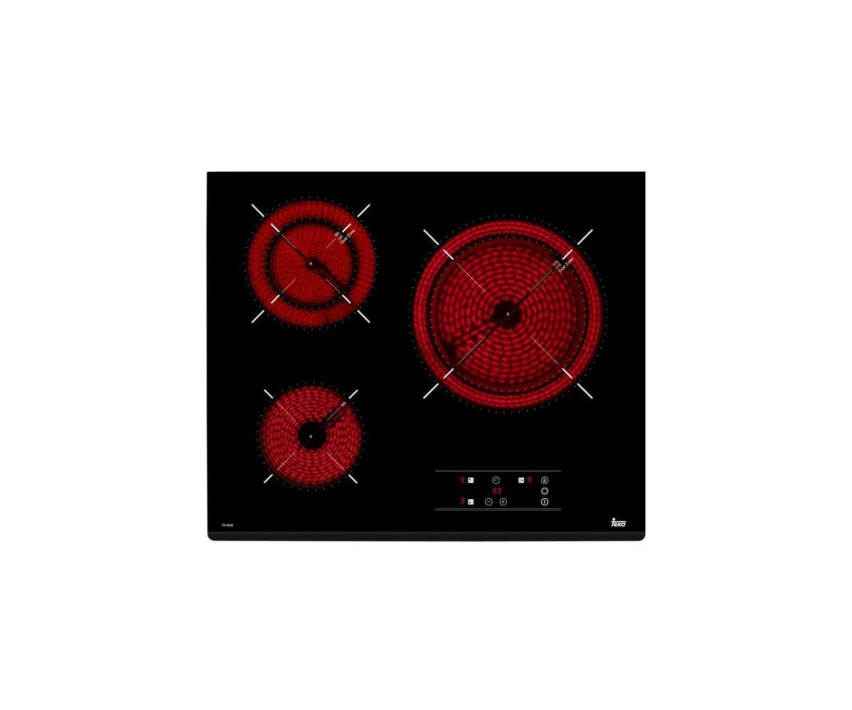 TEKA ENCIMERA TZ6320 3FUEGOS BISEL. 2 ZONAS DOBLES