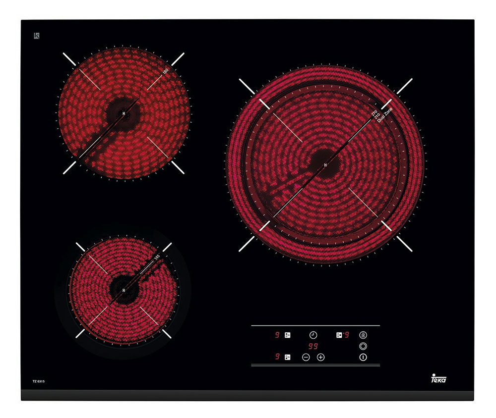 TEKA ENCIMERA VITRO TZ PRO 6315 3F BISELADA