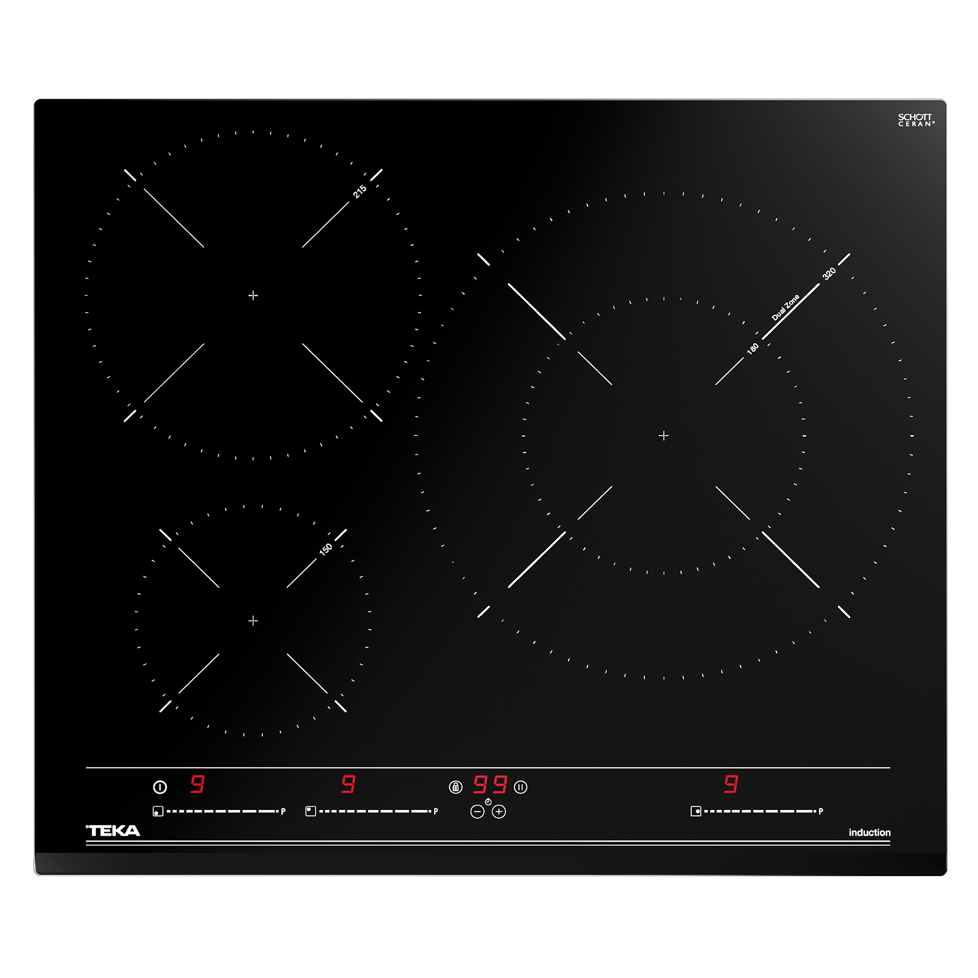 TEKA ENCIMERA IZC63320MSS 3F 32cmINDUCCION BISELAD