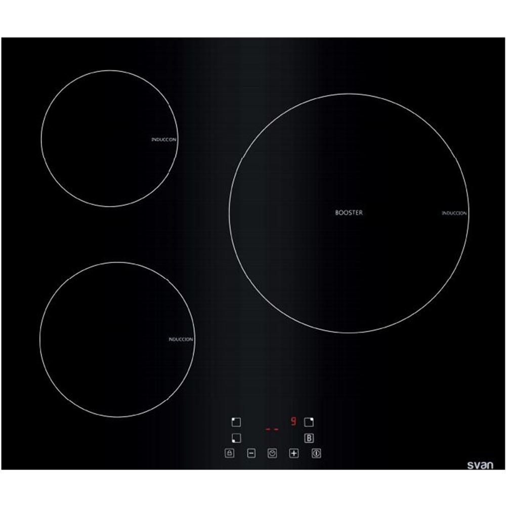 SVAN ENCIMERA SVI6391 3FUEGOS INDUCCION 28CM