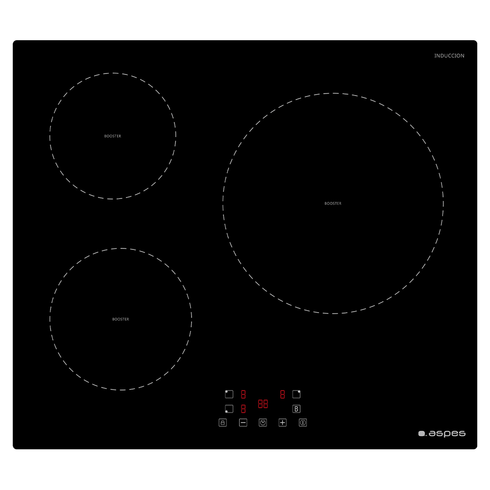 ASPES ENCIMERA AI3601 3F INDUCCION 60CM 7200W