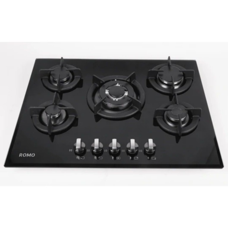 ROMO ENCIMERA CRISTALGAS RO-PCG5F 5f negra
