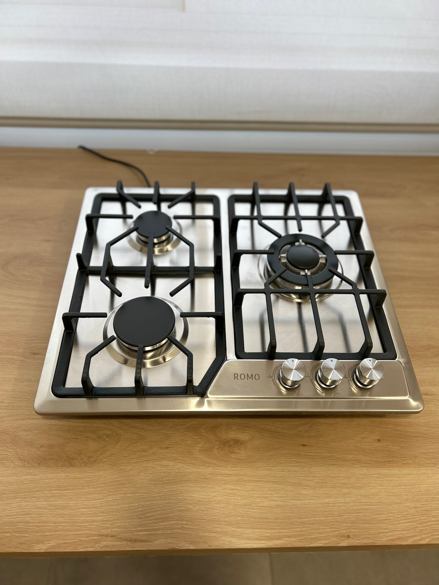 ROMO ENCIMERA RO-PAG3F 3GAS INOX hierro fundido