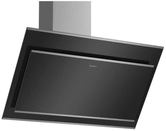 BOSCH CAMPANA DWK97IM60 INCLINADA NEGRA 90CM 680m/
