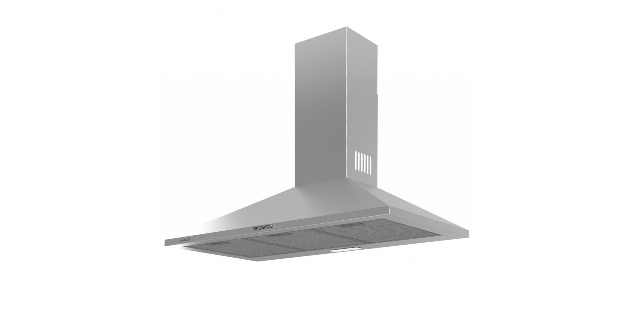 CATA CAMPANA V-9000 X PIRAMIDE 90CM INOX 490m³/h