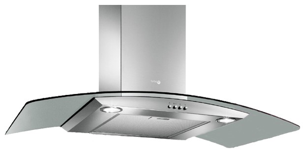 TURBO AIR CAMPANA PANTHEON 90 INOX/CRISTAL 518m3h