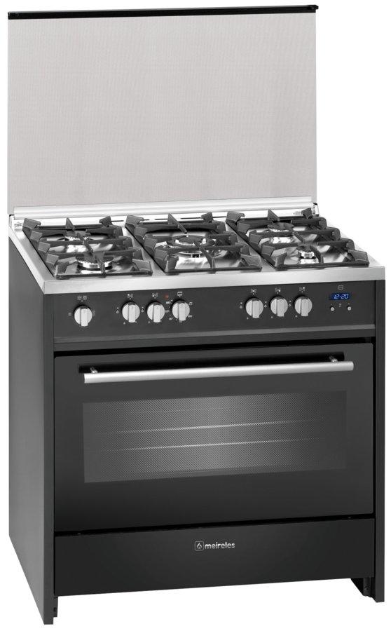MEIRELES COCINA G911BL NEGRA Horno 90cm electrico