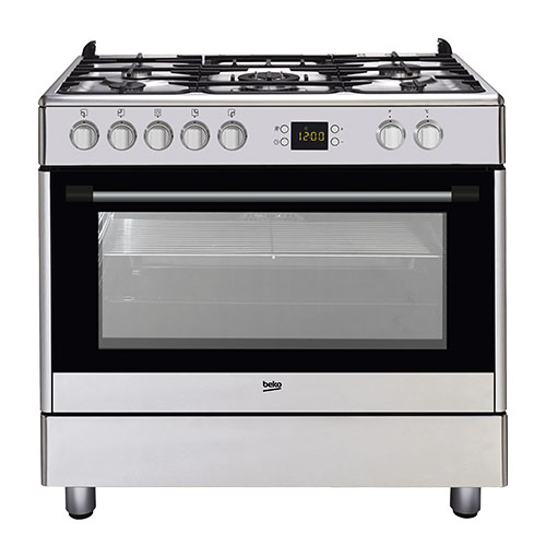 BEKO COCINA GM15321DX SEMI PROFESI INOX 90CM 5F