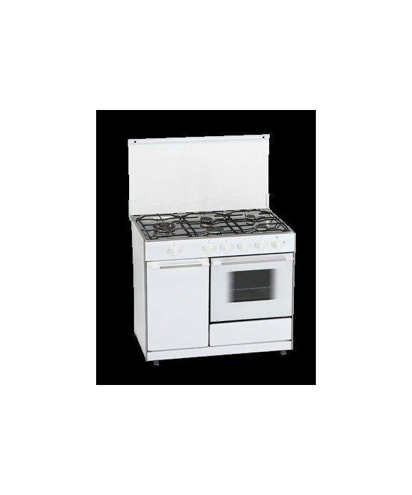 TENSAI COCINA V1900TC-WT BLANCA 5Fgos+Horno 88cm