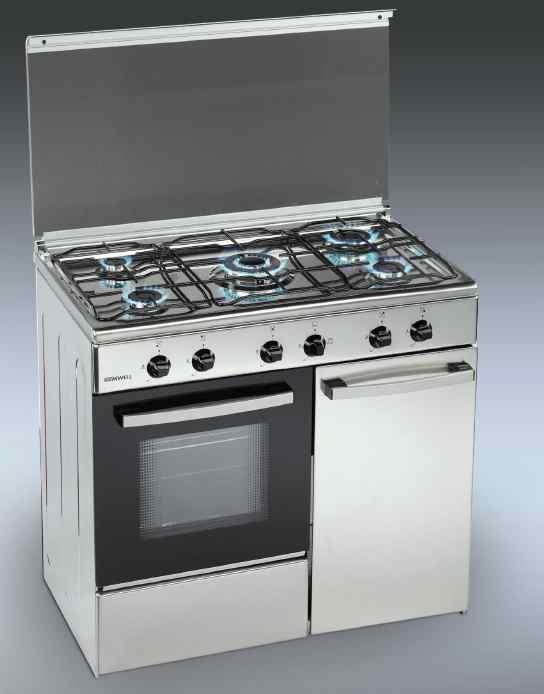 EMWELL COCINA PX5FG 5F HORNO-PORTABO INOX