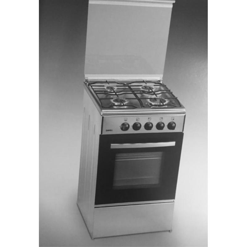 EMWELL COCINA CX4LUX 4FUEGOS GAS HORNO INOX