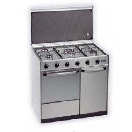 SVAN COCINA SVK9551GBI 5F 90X60 PORTABOMBON INOX