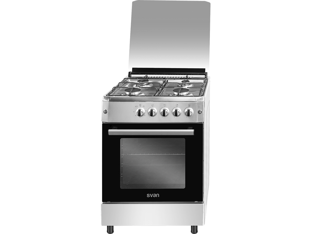 SVAN COCINA SVK6601GX 4F INOX WOK HORNO AUTOENCEND