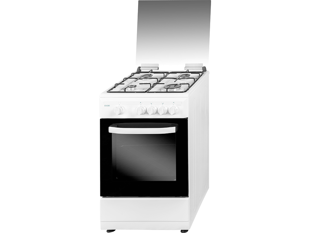 SVAN COCINA SVK5502GBB 4FUE BLANCA HORNO