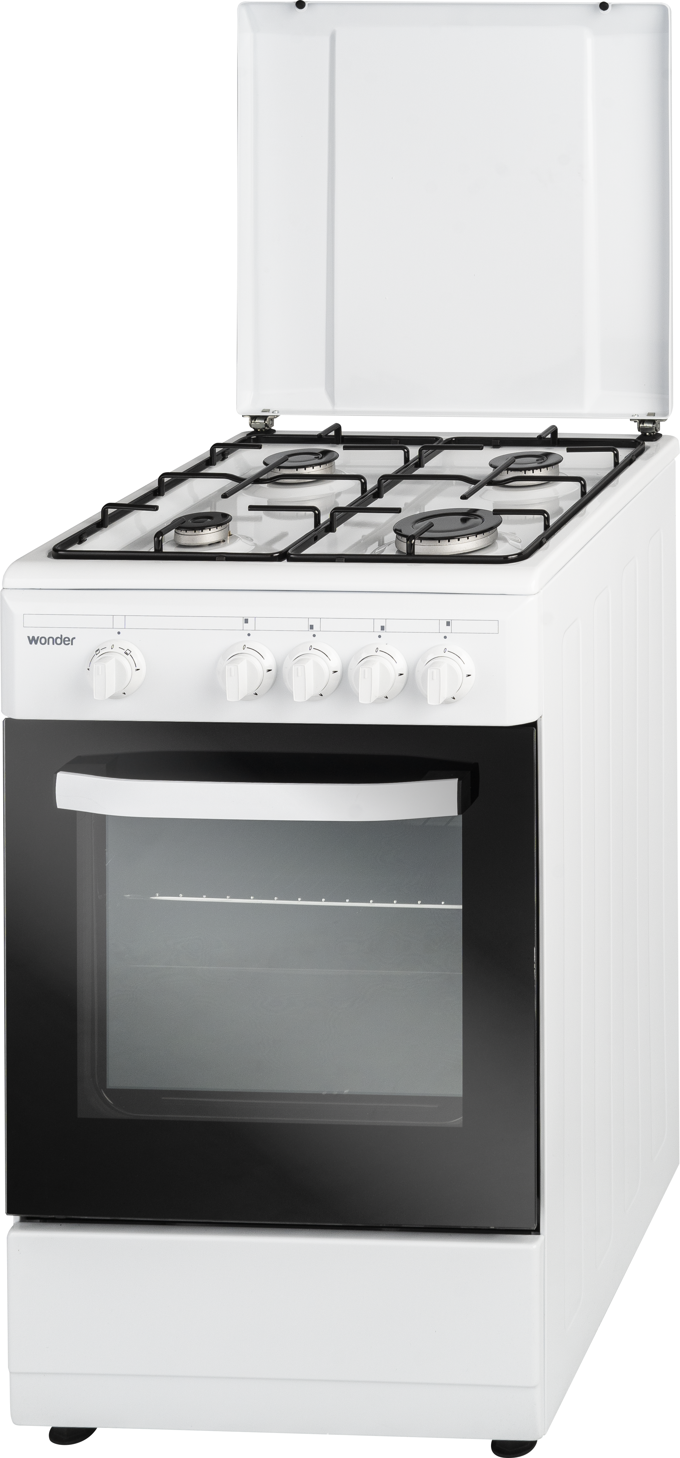 WONDER COCINA WDK0850604B BLANCA GAS 4F 55X50CM