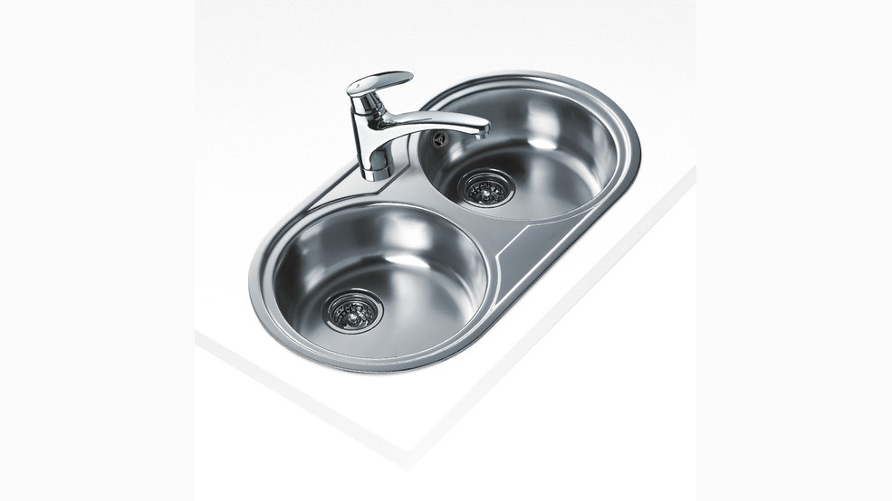TEKA FREGADERO DR-80 2C 11110006 INOX Con Orificio
