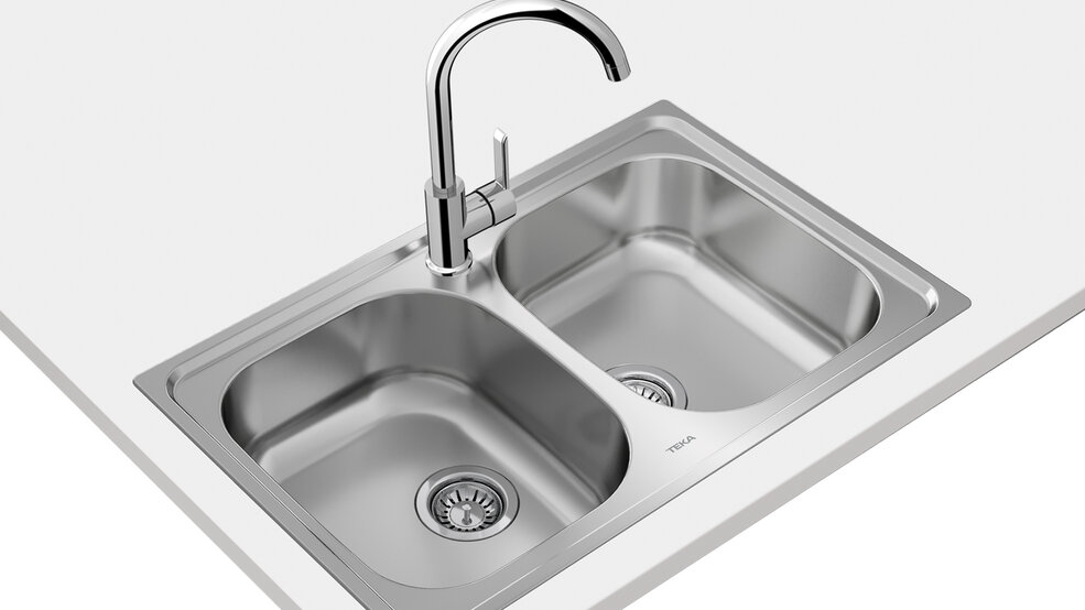 TEKA FREGADERO UNIVERSE 80TXP 2C INOX 115040007