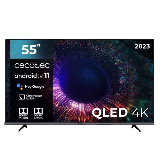 CECOTEC QLED V1+SERIES VQU11055+smart tv 4k 2568