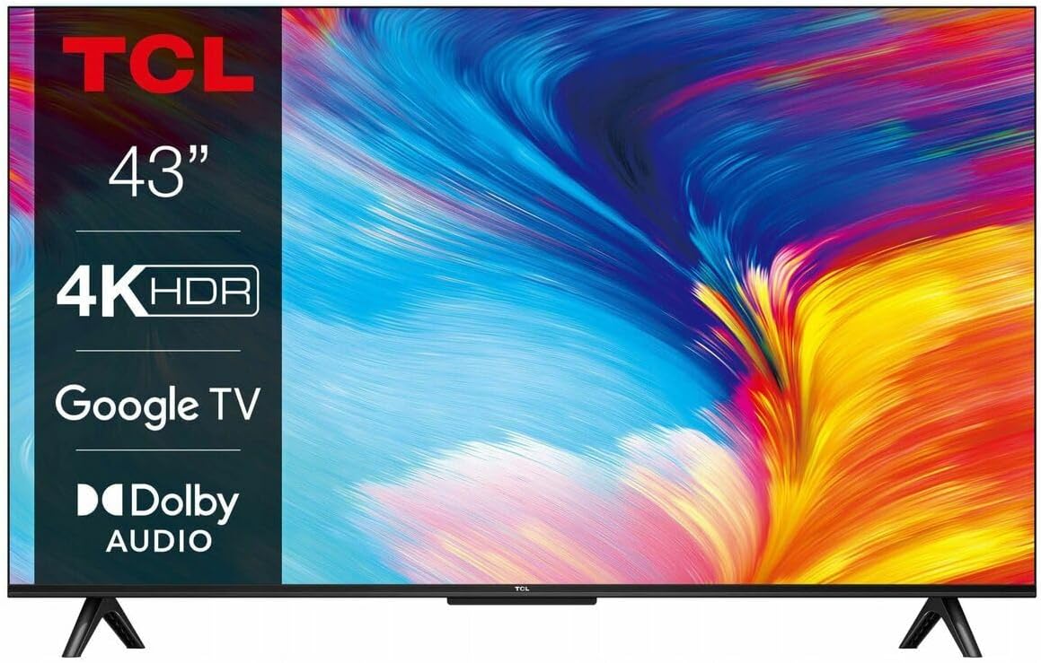 TCL LED 43P631 smart tv google tv android wifi 4K