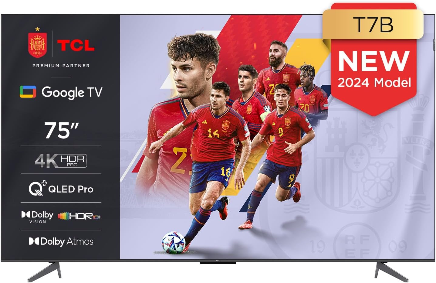 TCL QLED 75T7B 4k hdr pro game master google tv