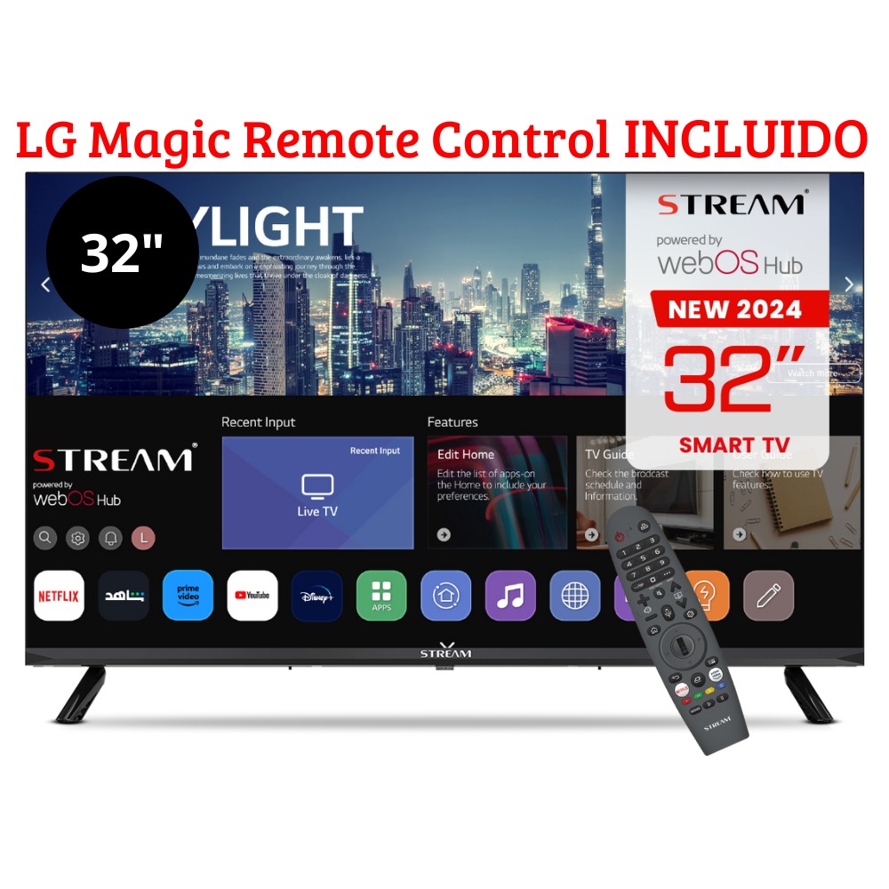 STREAM SYSTEM LED WSTRH3224TEX 32"WebOS 8.1HD READ