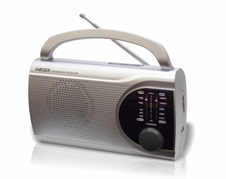 HAEGER RADIO PORTATIL PR-BIB.004A SURROUND AM/FM