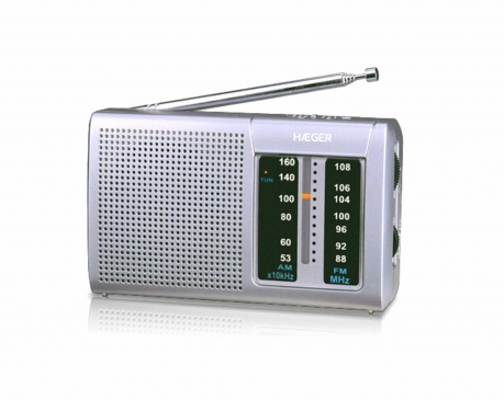 HAEGER RADIO PORTATIL GOAL PR-BIB.001A ANALOGICA