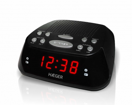 HAEGER RADIO DESPERTADOR SNOOZE RA-06B.005A