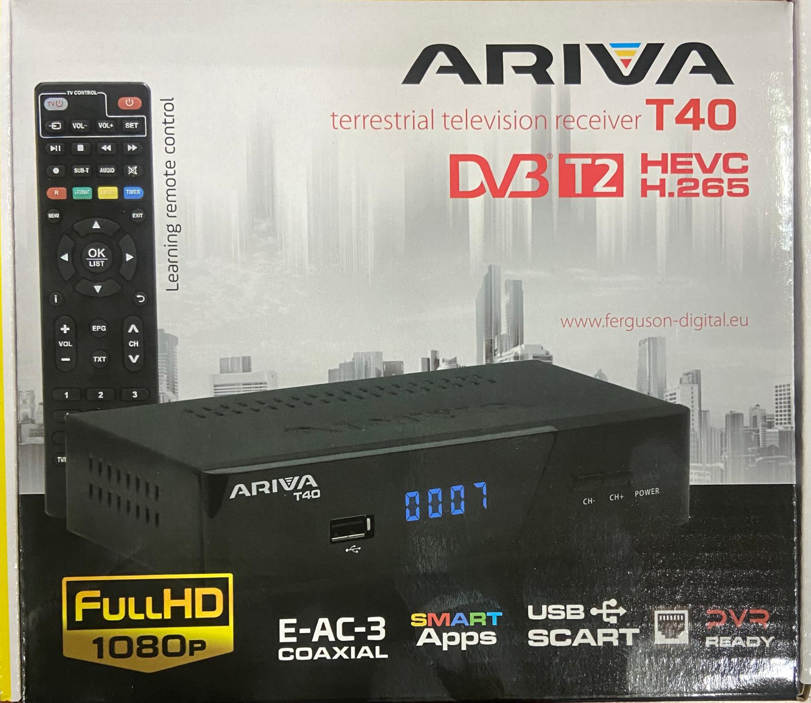 SYTECH TDT ARIVA T40 HEVC-H265 DVB T2