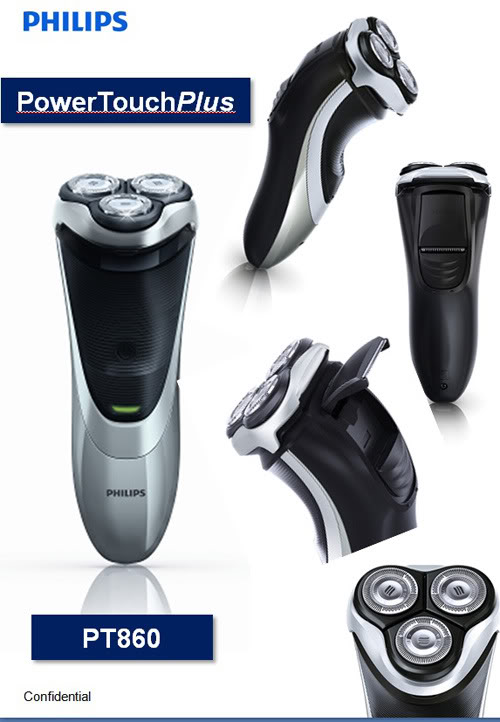 PHILIPS AFEITADORA PT860 RECARGABLE  CORTAP.3 RODI