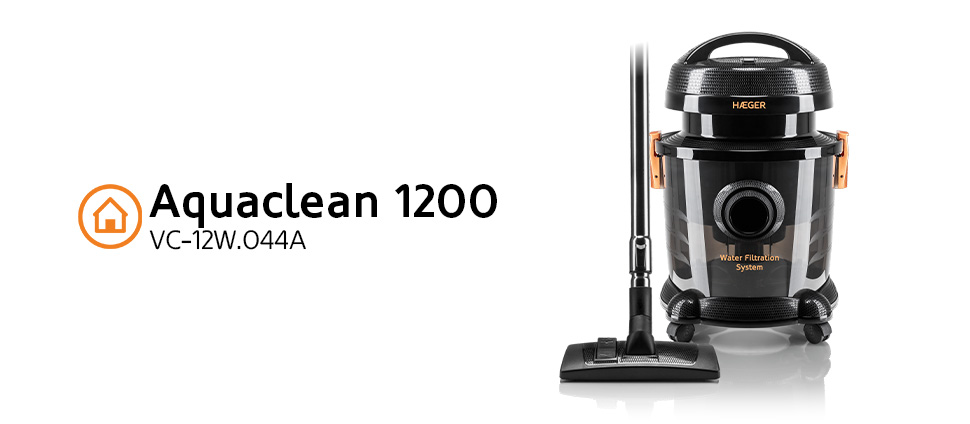 HAEGER ASPIRADORA VC-12W.044W aquaclean 1200w