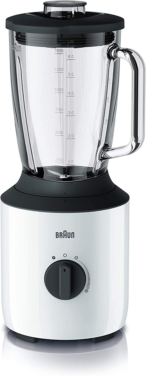 BRAUN BATIDORA VASO JB 3150 WH 800W 1,5L CRISTAL