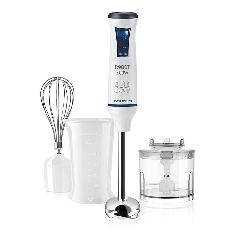 TAURUS BATIDORA ROBOT 600 PLUS INOX 600W C/ACCE