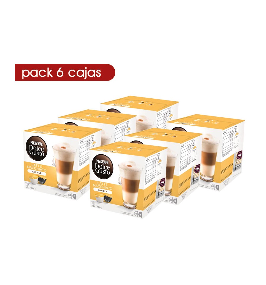 PACK DOLCE GUSTO LATTE MACHIATO VAINILLA 16/U