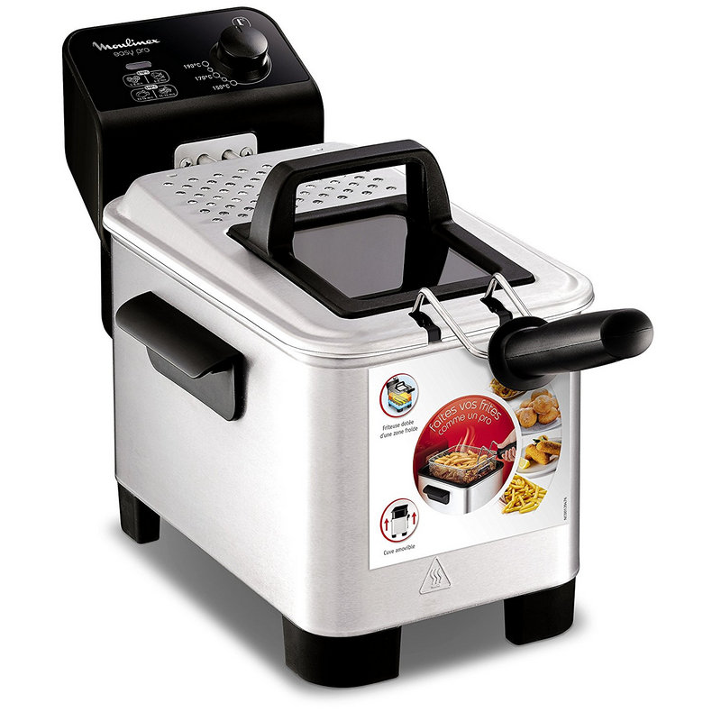 MOULINEX FREIDORA AM338070 3L INOX EASY PRO