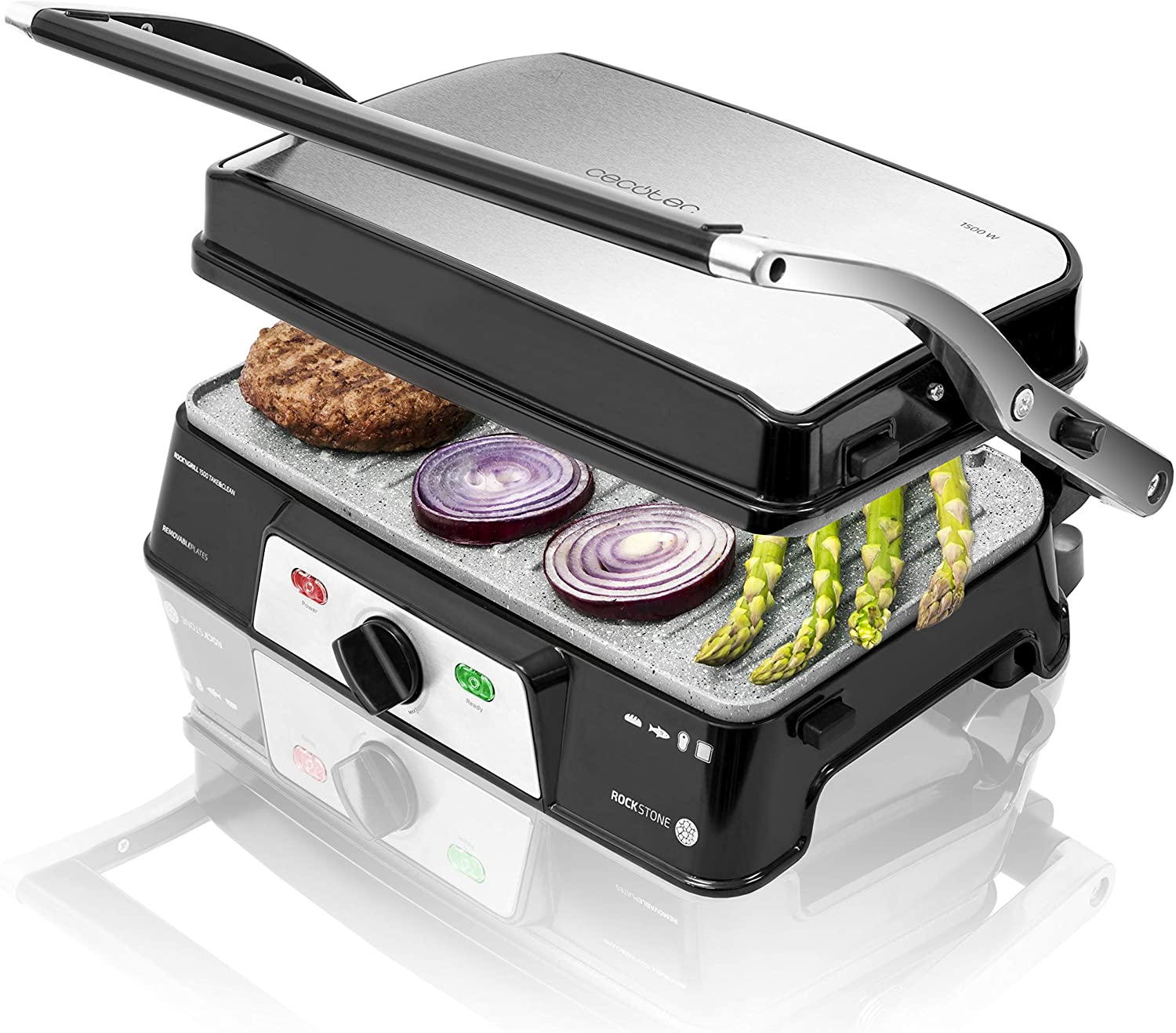 CECOTEC GRILL Rock'nGrill 1500 Take&Clean 03060
