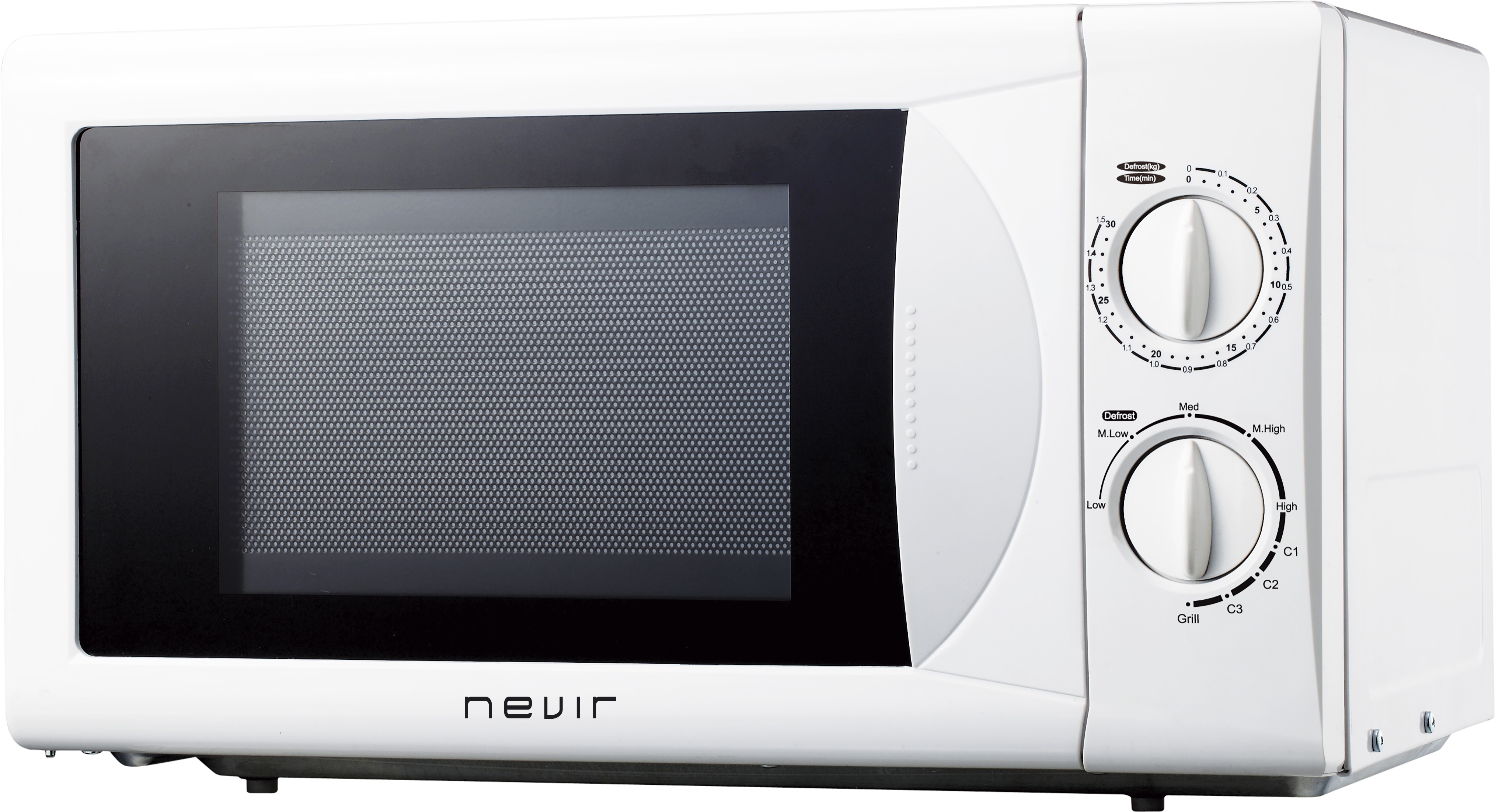 NEVIR MICROONDAS NVR-6141MG C/GRILL 20LITROS BLANC
