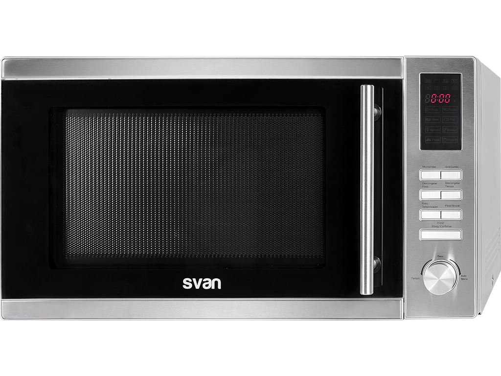 SVAN MICROONDAS SVMW925GXD SILVER C/GRILL 25L DIGI
