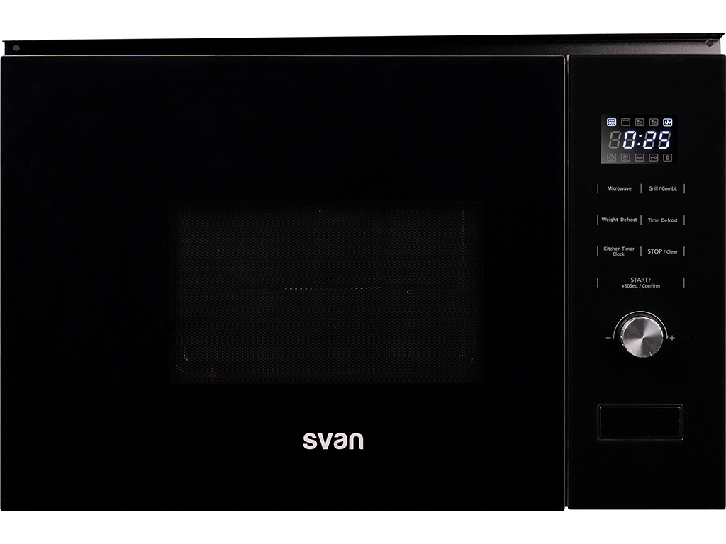 SVAN MICROONDAS SVMW830EN 20L C/MAR NEGRO CRISTAL