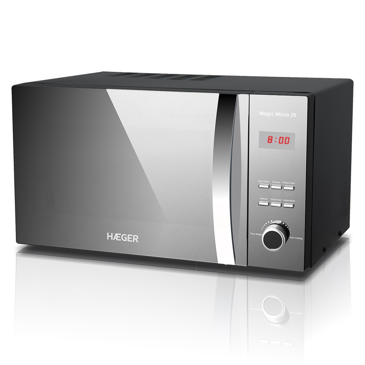 HAEGER MICROONDAS MW-80B.008A Magic 26L Espejo