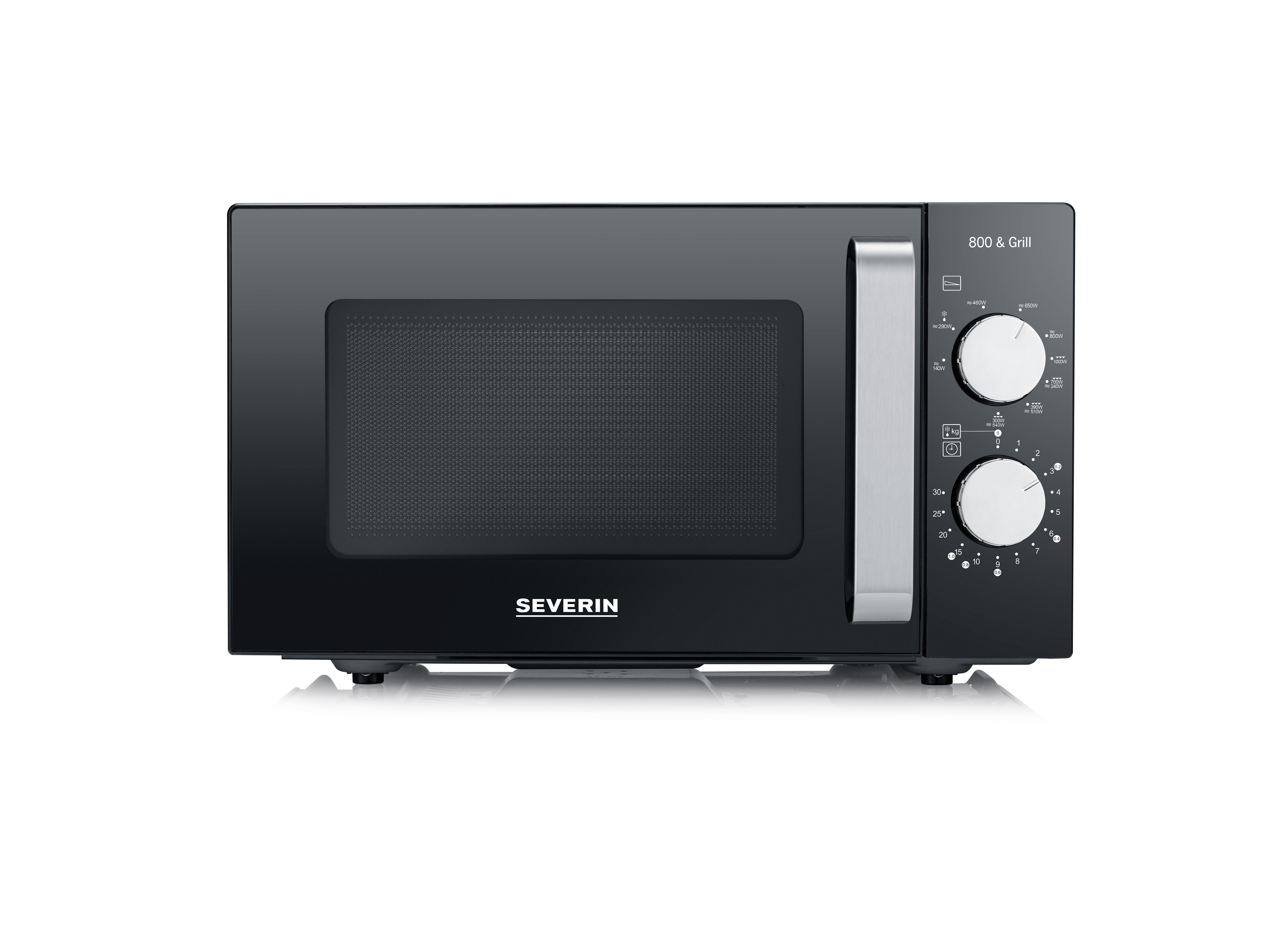 SEVERIN MICROONDAS 20LITROS 7762 Grill Negro/ACERO