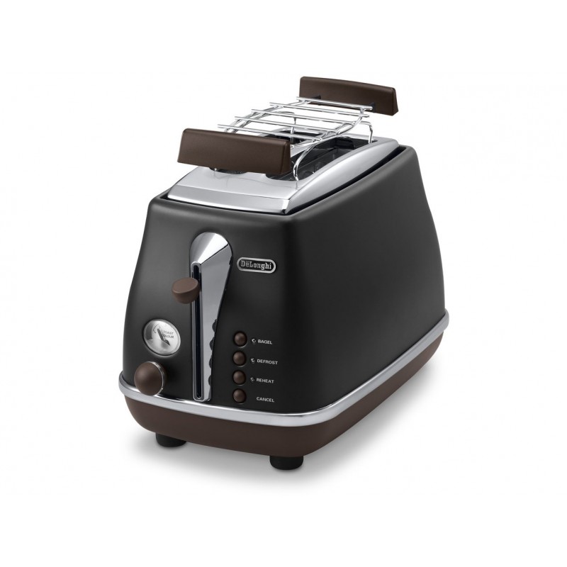 DELONGHI TOSTADOR CTOV2103BK 2/RANURAS ICONA NEGRO