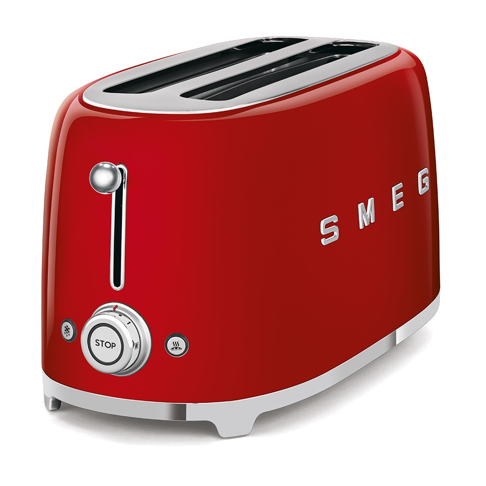 SMEG TOSTADOR TSF02RDEU STYLE ROJO 1500W